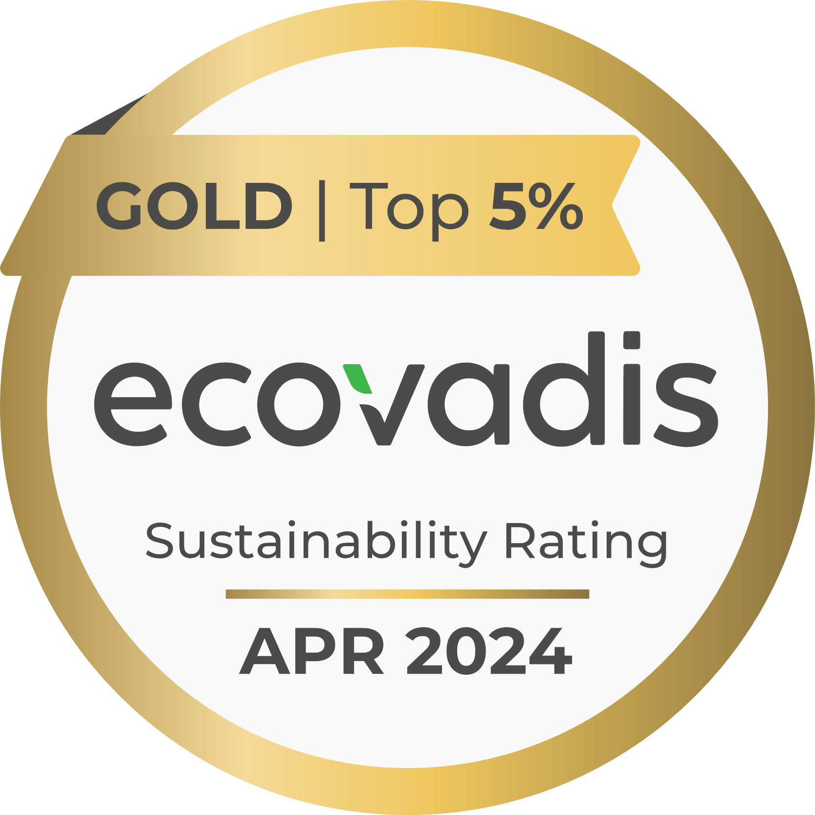 Hayco has been awarded Ecovadis Gold Medal Award for Sustainability and Ethical Performance